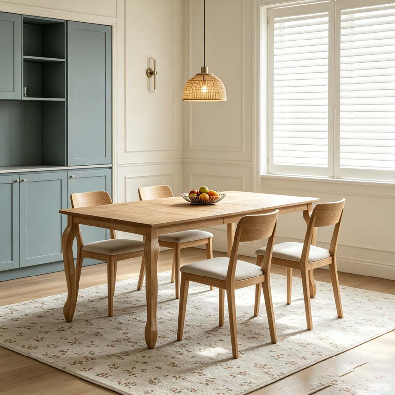 Extending Dining Table, Natural