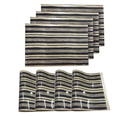 Rectangle Heat Resistant Non-Slip Placemats for Elegant Dining 12x18 Stylish Modern Homes
