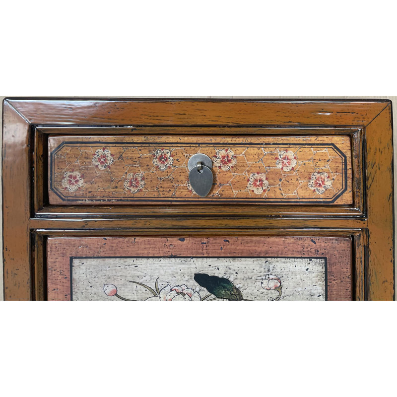 Bouie 45cm W Solid Wood Bedside Table