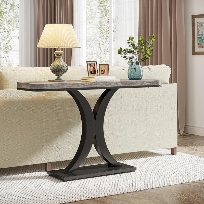 Tribesigns Industrial Wood Console Table