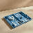 Blue & White Leather Backgammon Set – Luxury Travel Game
