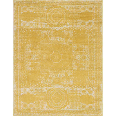 Tapis oriental jaune Vienna