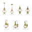 Lanterne suspendue d'extérieur 1 lumière H 14,75 po Aster-896110869