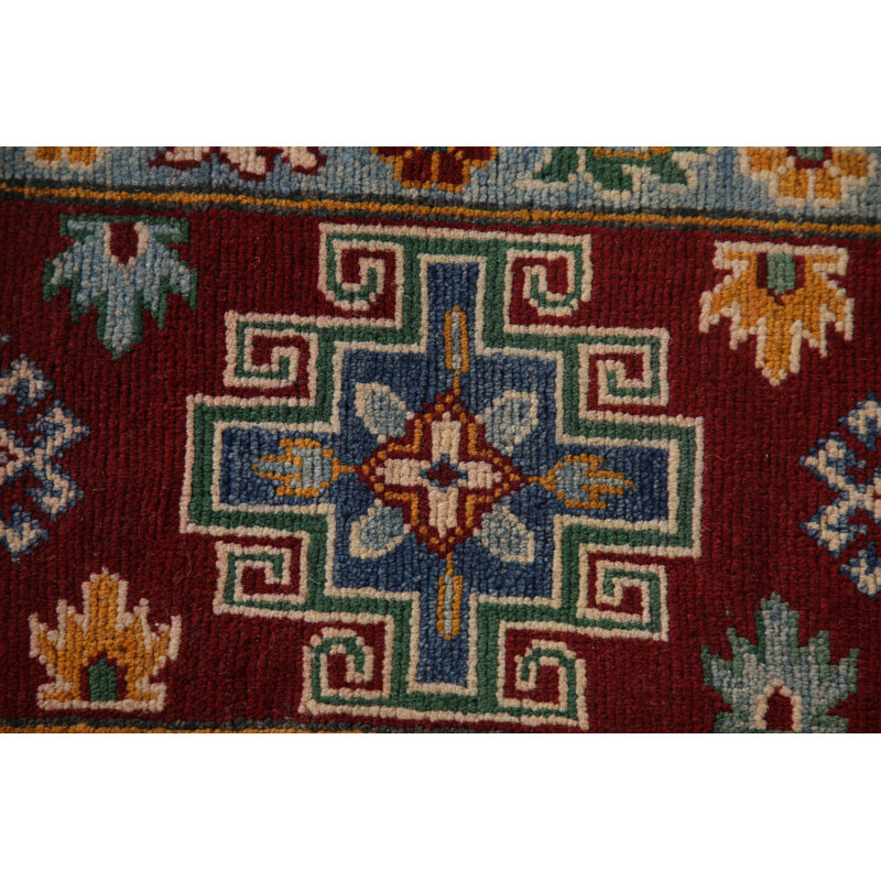 Handmade Kazak Oriental Area Rug