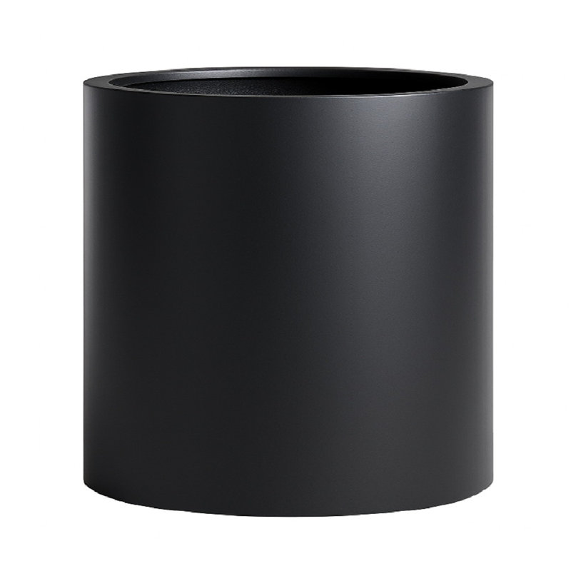 Paes Handmade Planter, 16" H x 16" W x 16" D, Black