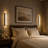 3000K LED Wall Sconce with Faux Marble Resin Shade-303313302