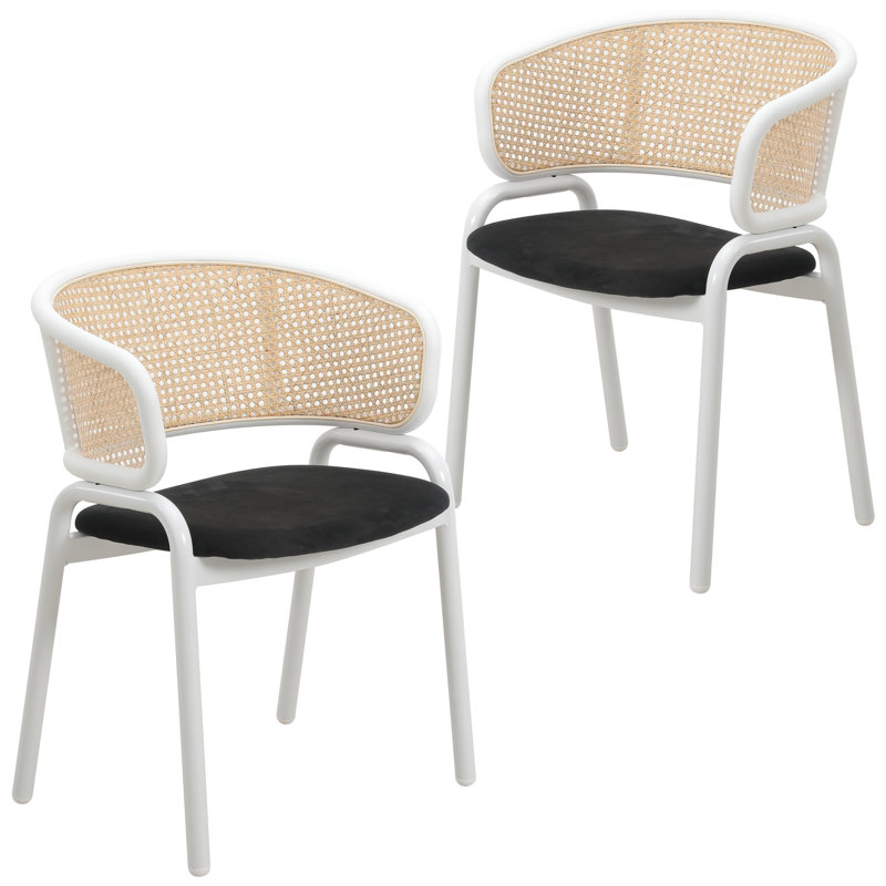 Chaise de salle à manger Daishun Ervilla, Noir