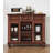 43.70" Brown Rectangular Solid Wood Wine Racks