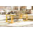 Transparent Glass Coffee Table,Rectangle