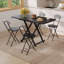 4pcs Portable and Foldable Dining Chairs-1279865772