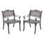 Chaise d'extérieur pour l'extérieur en fonte d'aluminium-86640764