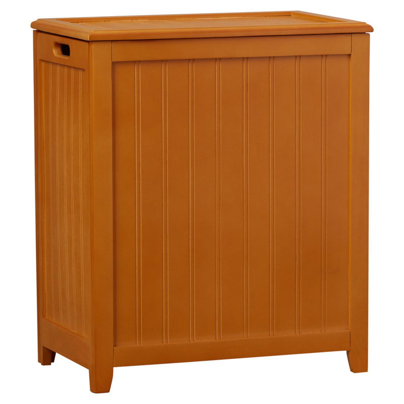 Cabinet Laundry Hamper with Handles, Natural