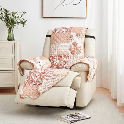Patchwork Reversible Recliner Pet Furniture Protector Slipcover