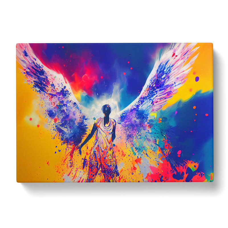 Angel Painted Vol.5 Abstract - Wrapped Canvas