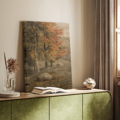 Framed On Canvas Print