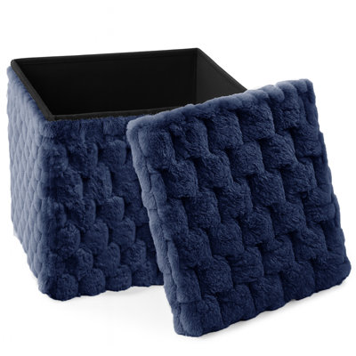 Contemporary Practical Plush Popcorn Storage Box - 38 x 38