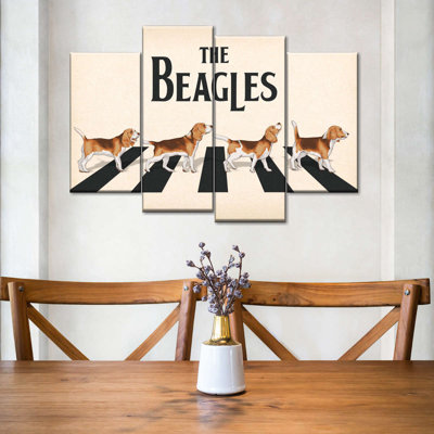 The Beagles Multi Piece Canvas Print