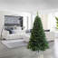 Arbre de Noël articulé artificiel pré-éclairé avec support pliable