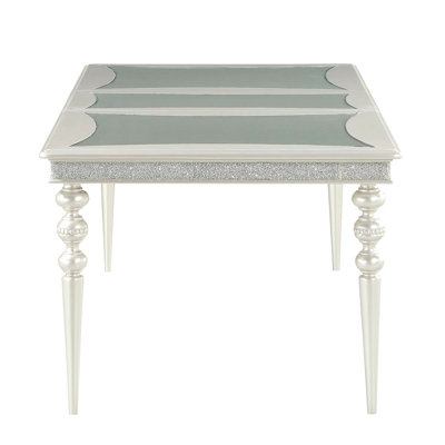 Lesi Dining Table, Platinum