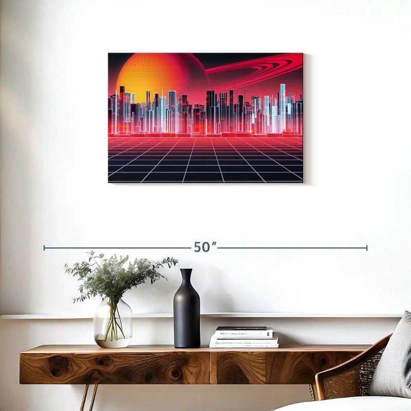 Kelan Digital Metropolitan, 20" H x 30" W
