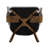 Modern Dining Chairs With Solid Wood Legs And Arms,Curved Back Upholstered Side Chair-345060949