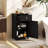 Floor Storage Cabinet Bathroom Organizer Cupboard Drawer Shelf Bath Towel-537086626