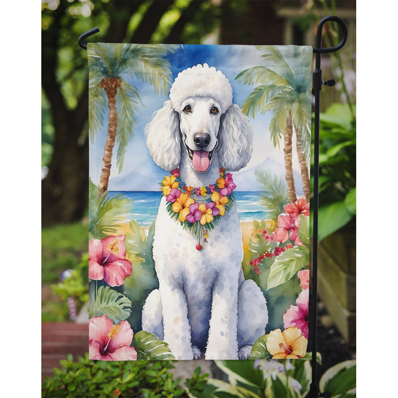 Drapeau de jardin en polyester double face H 15,5 po x l 11,25 po