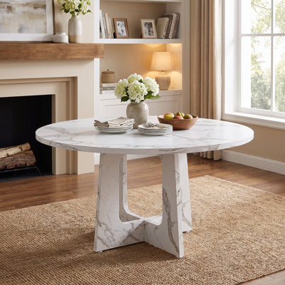 with Iron Base Dining Table