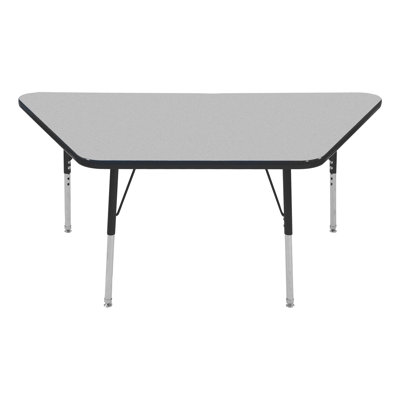 Adjustable Height Trapezoid Activity Table