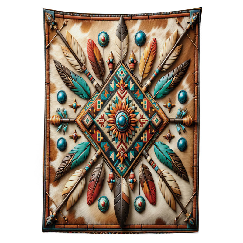 Nappe Inderpreet, 104 po x 58 po