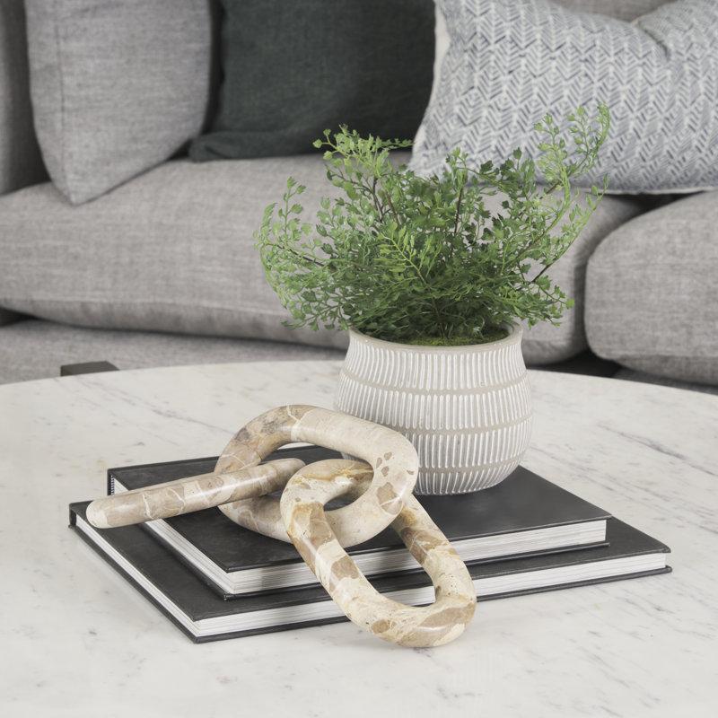 Objet de décoration Pinehurst, Beige, H 1,06 po x l 13,25 po x P 4,25 po