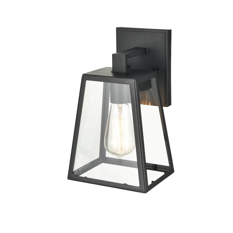 Marcantel Wall Light, 11.25" H x 7" W x 7 " D, Black