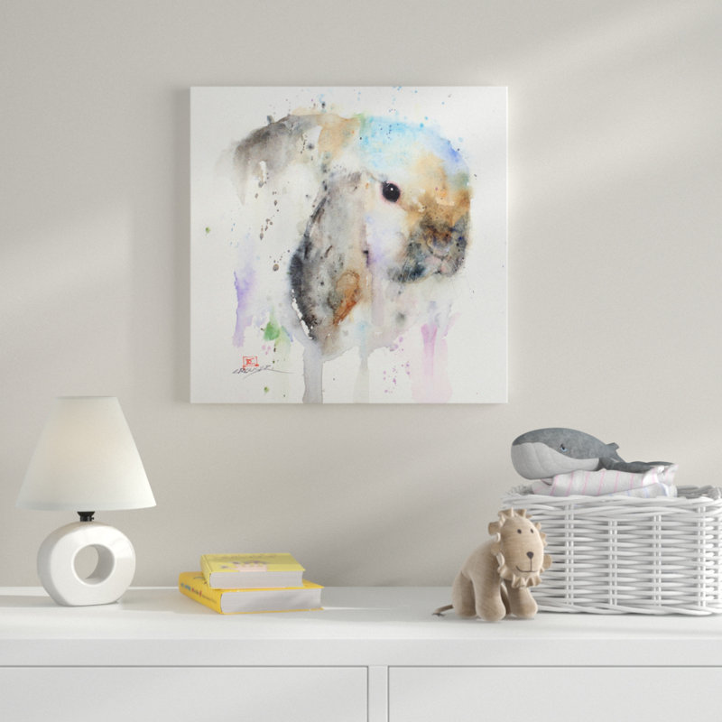 Chloe par Dean Crouser - reproduction sur toile tendue, H 12 po x l 12 po x P 1,5 po