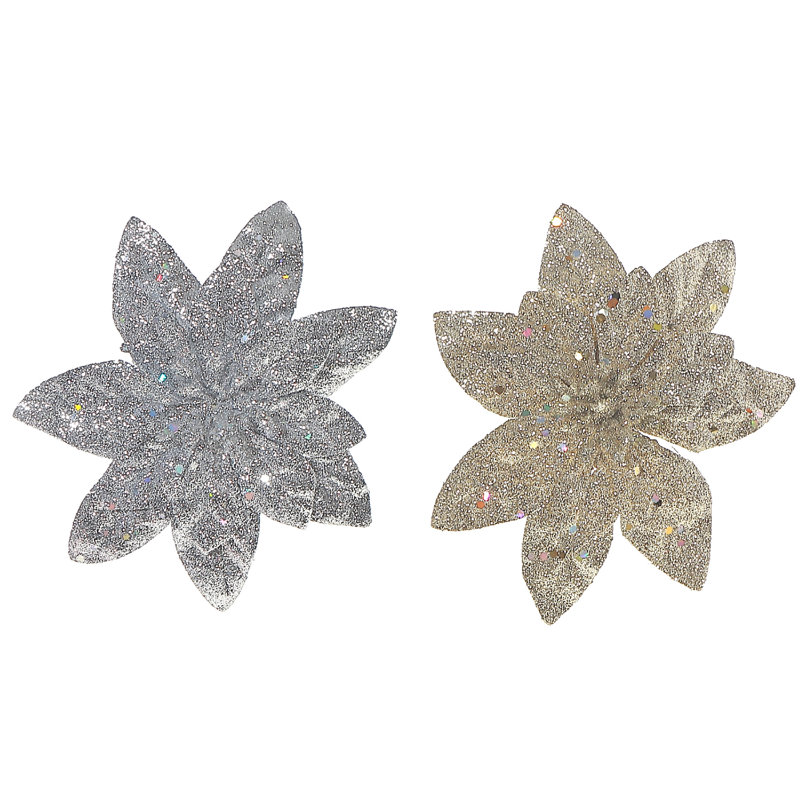 Pinces à paillettes scintillantes - ensemble de 12