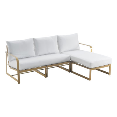 Canapé modulaire d'extérieur Elle Decor Mirabelle