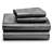 Lux Decor 4-Piece Satin Sheets 100% Polyester Luxury Silky Soft Woven Fabric Deep Pocket Fitted Sheet-118098411-118098406