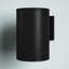 Applique murale d'extérieur noire Abbey