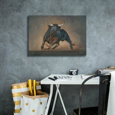 'Bull' by Wellington Studio Canvas Wall Art