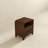 Solid Wood Nightstand With Two Drawers