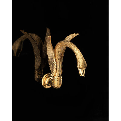 Swan Wall Mounted Bathroom Faucet