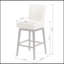 Tabouret de bar pivotant Diamond