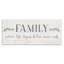 «Family Life Begins Love Never Ends Motivation» - art textuel-105474375-105474374