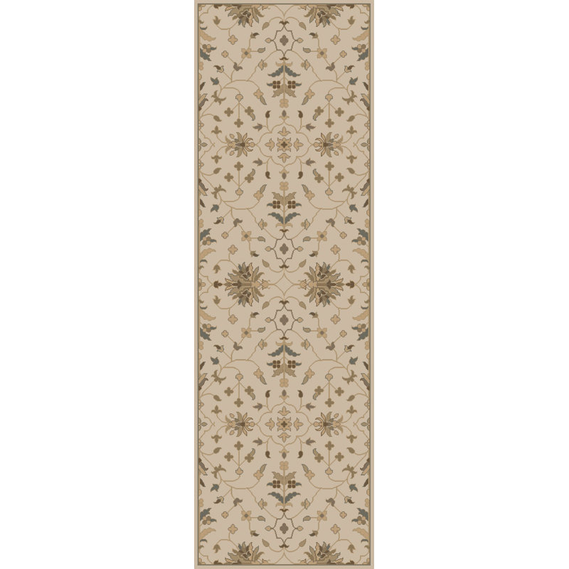 BuckHill Wool Floral Indoor Rug, Square 8'
