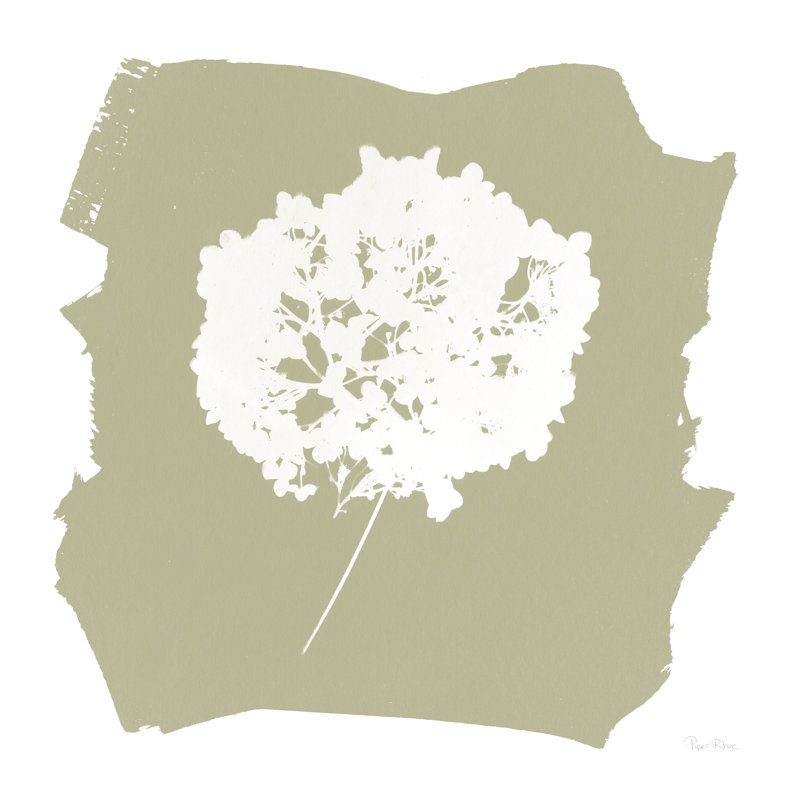 Nature By The Lake Flowers I Neutral by Piper Rhue - Wrapped Canvas Print, 122cm H x 122cm W
