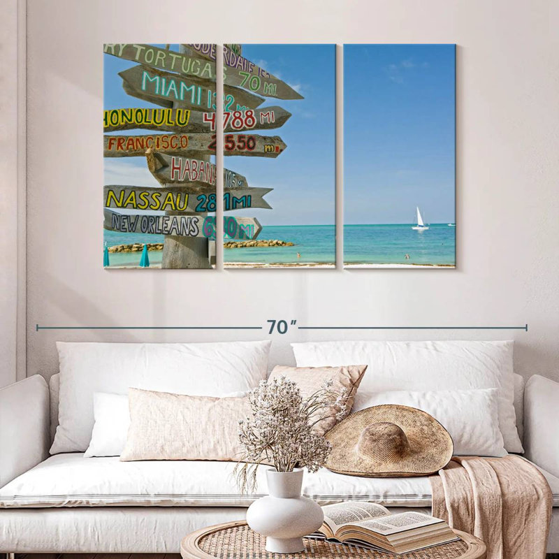 Panneaux de distance Sebbie Key West, H 32 po x l 50 po