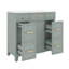 Meuble-lavabo 36 po avec lavabo en céramique, portes à fermeture douce, tablettes réglables et 3 tiroirs-165838048