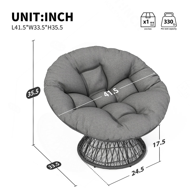 Chaise ergonomique en osier offrant un confort supérieur et une utilisation polyvalente, Gris, Gris