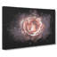 Pink Tipped Rose Flower - Wrapped Canvas-56648395