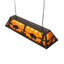 60" Long Buffalo At Lake Oblong Pendant