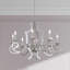 Lustre géométrique de style bougie à 8 lumières Afia